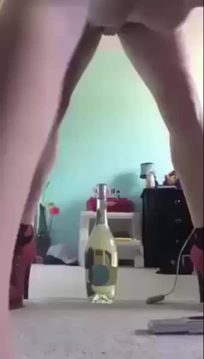 Wine bottle insertion