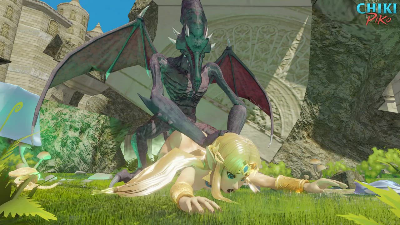 Zelda and Ridley (Chikipiko)