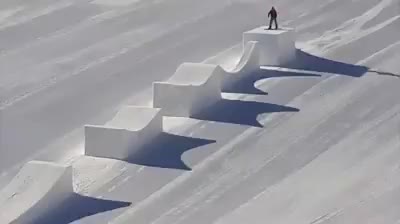 Flawless snowboarding