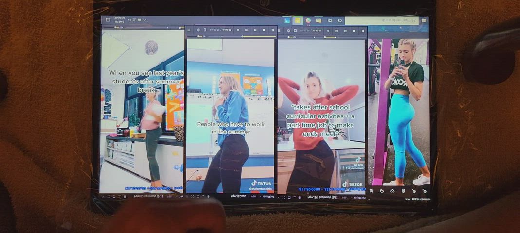 Cum Cumshot Leggings Teacher TikTok Tribute gif