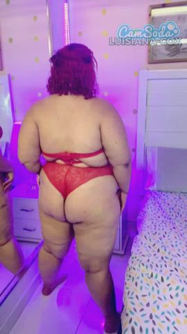 bbw big ass big nipples big tits colombian latina redhead slow gif