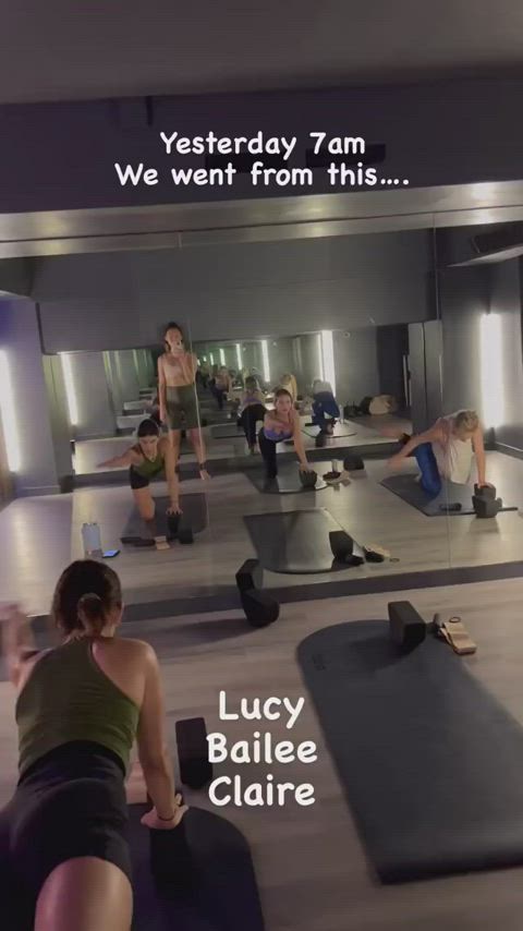 booty lucy hale yoga pants gif