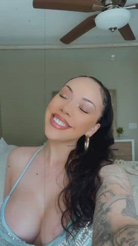 Big Tits Smile Solo gif