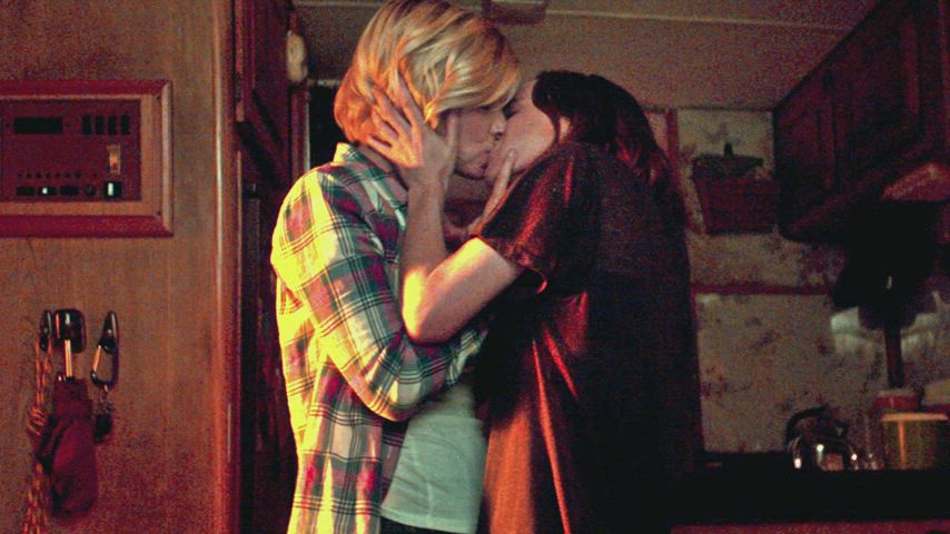 actress celebrity kate mara kissing movie natural tits nude nudity uncensored gif