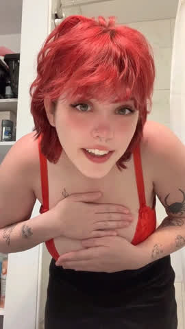 big ass big tits boobs huge tits redhead gif