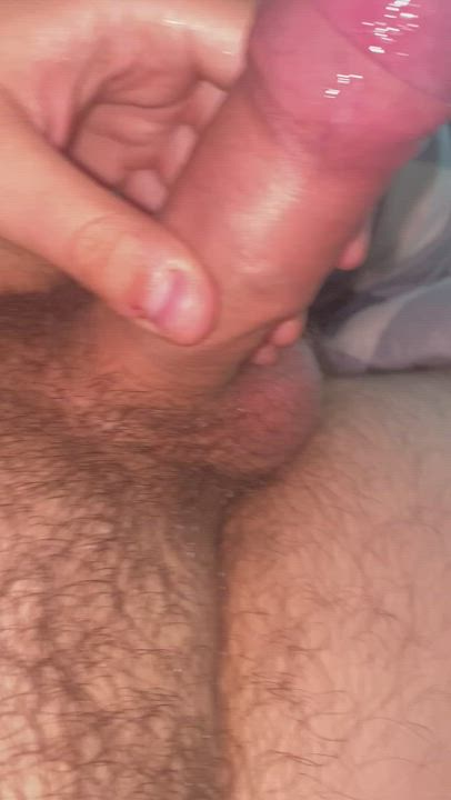 Nothing like playing with a soaking foreskin