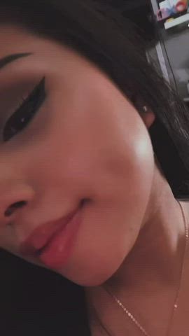 asian big tits natural tits teasing teen tiktok gif