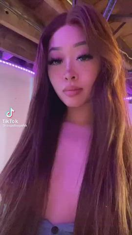 nipple tease tiktok gif