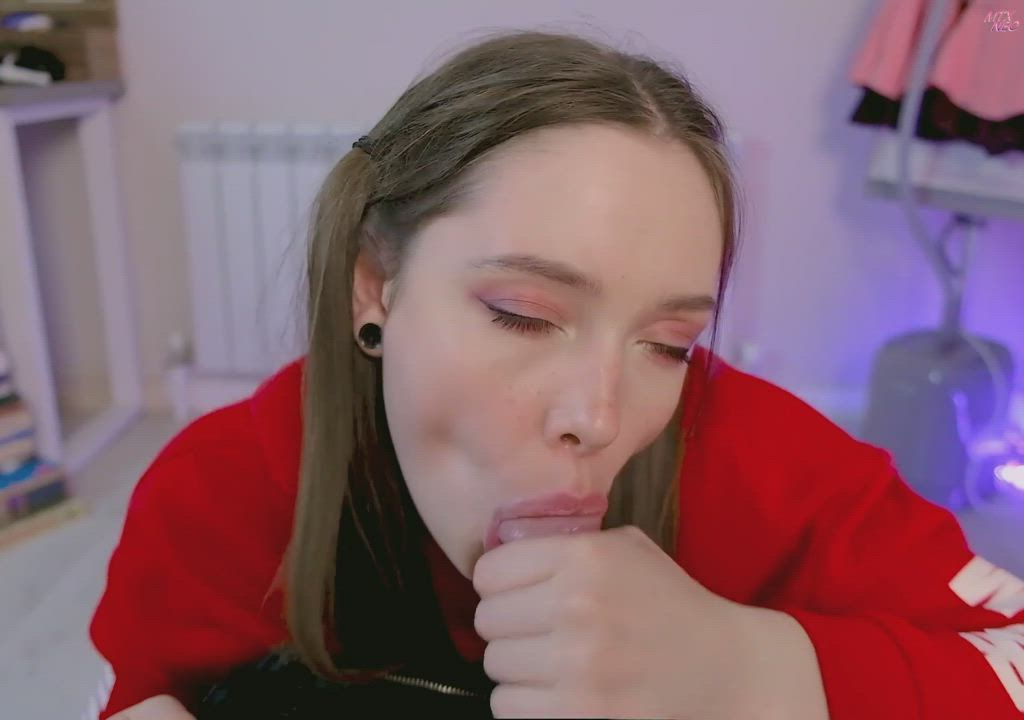 Blowjob Cumshot Handjob Sucking gif