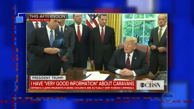 Trump Paints A False Portrait Of The Migrant Caravan