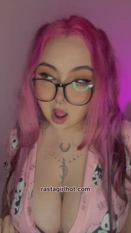 amateur big tits boobs gamer girl teen tiktok tits titty drop titty fuck gif