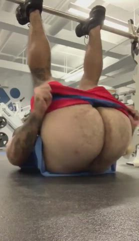 Ass Bear Big Ass Bubble Butt Gay Hairy Hairy Ass Public Solo Workout gif