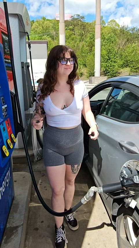 I'll pump gas while you record