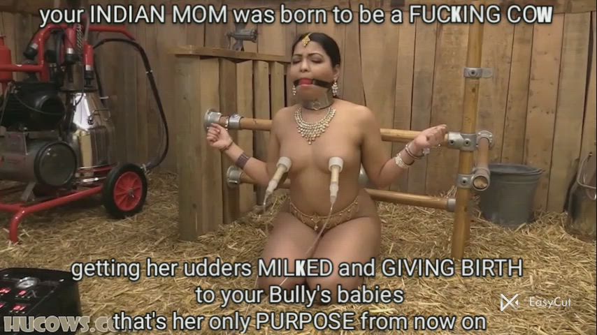 ball gagged bondage caption humiliation indian milf milking pregnant gif