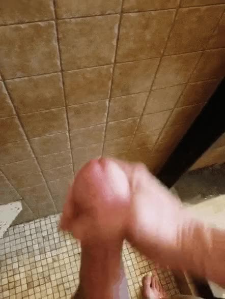 A quick stroke and dump in the shower