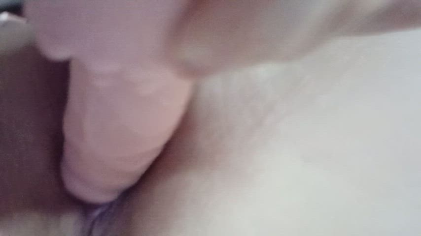 Close look of my cum dripping down my pussy lips..