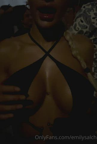 flashing tits topless gif