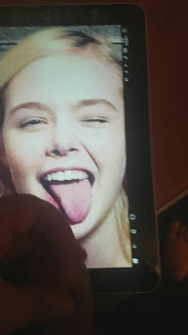 My german cum for Elle Fanning