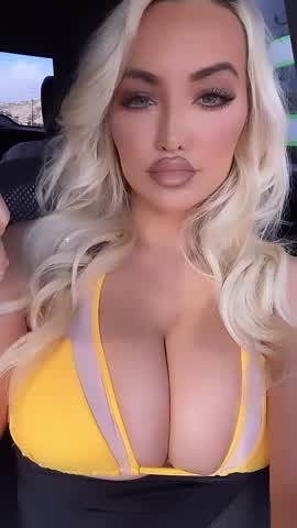 Yellow bikini top