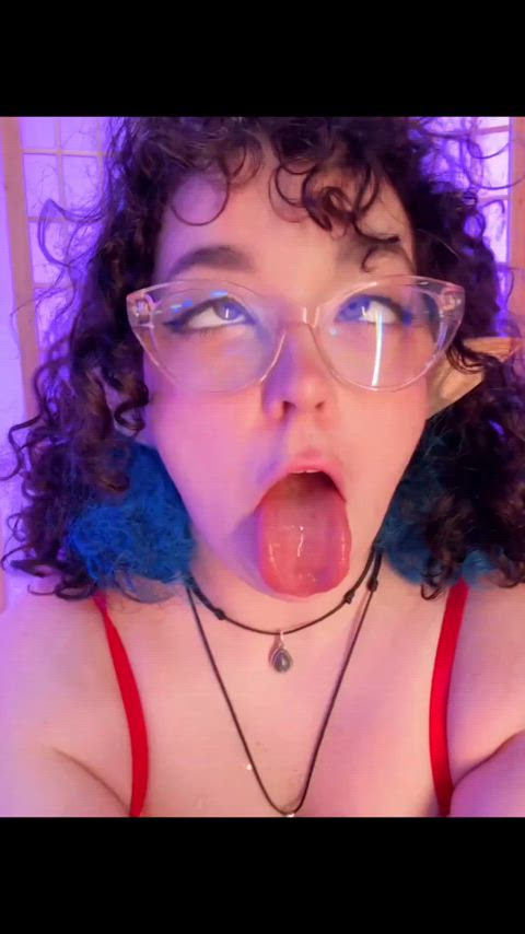 ahegao big tits boobs egirl huge tits onlyfans gif