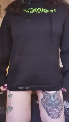 Wanna See What I'm Hiding Under This Hoodie?