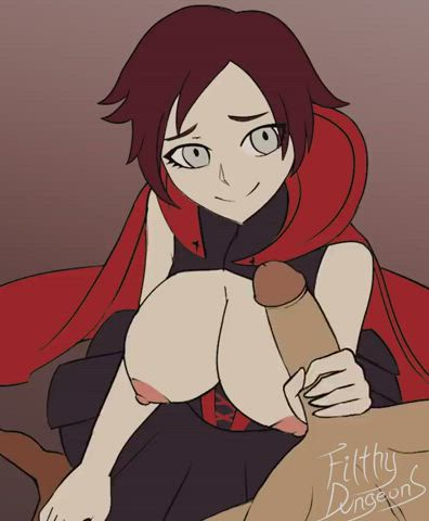 Ruby getting a cumshot (filthydungeons)