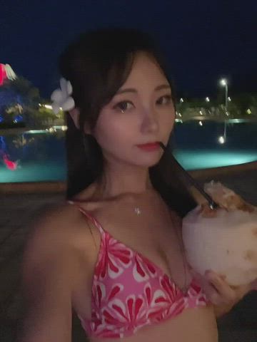 asian bikini cute korean model gif