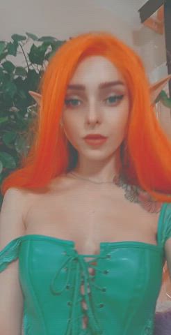 alt amateur anime cute elf skinny teen gif