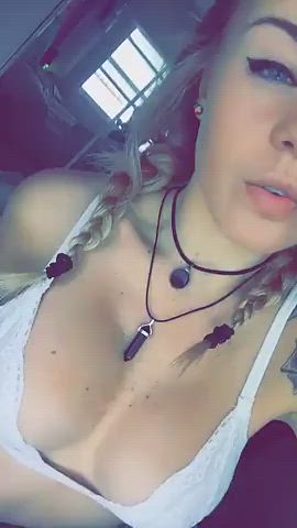 Blonde Boobs Tattoo gif