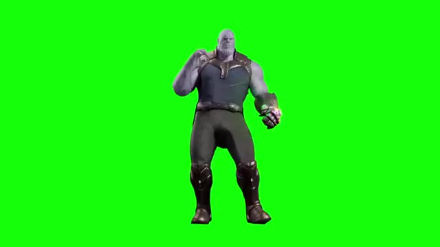 DANCING THANOS GREEN SCREEN