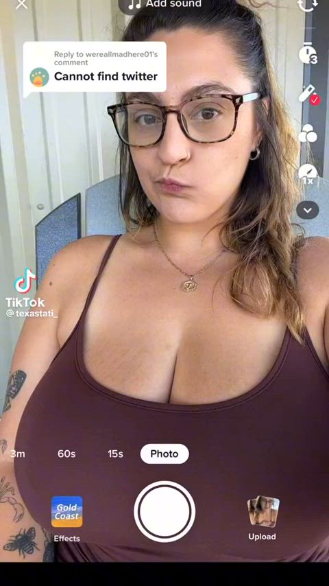 big tits huge tits tiktok gif