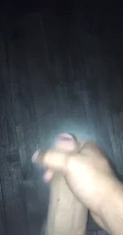 Cumshot Solo Uncut gif