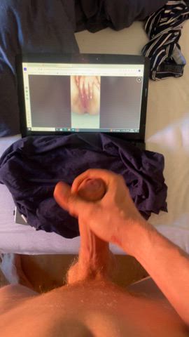 amateur cumshot pov gif