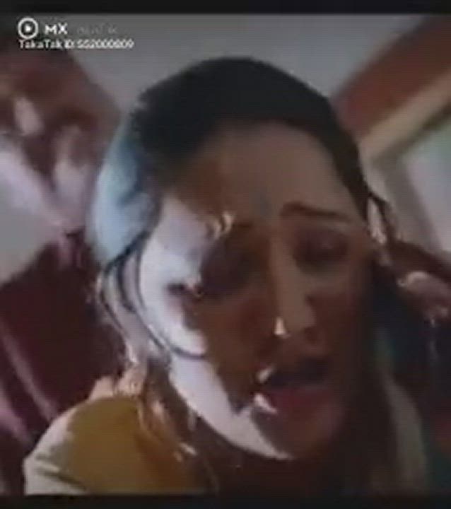 Cheating Desi Indian MILF Maid Webcam gif