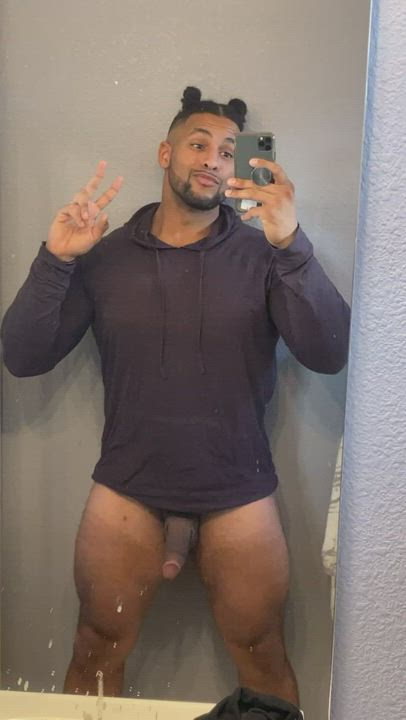 My thighs are so thicc but at least my cock is 6” soft.