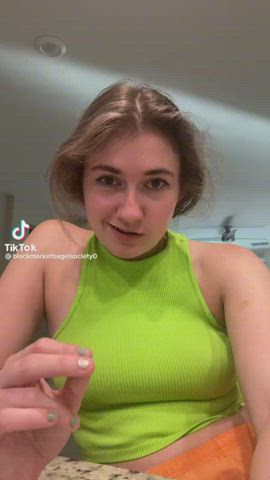 cute tiktok tits gif