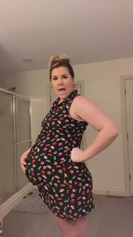Huge Tits Pregnant Solo gif