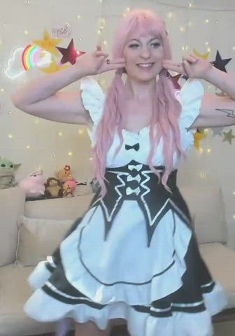 Anime Dancing Skirt Smile gif