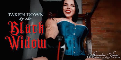 Big Tits Corset Dominatrix Femdom Strap On gif