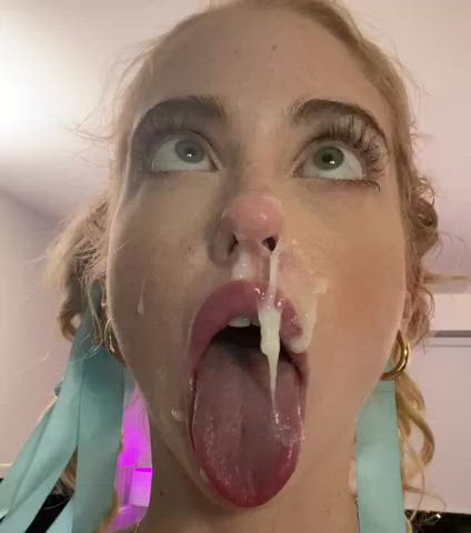 ahegao alt cum cum in mouth cumshot gif