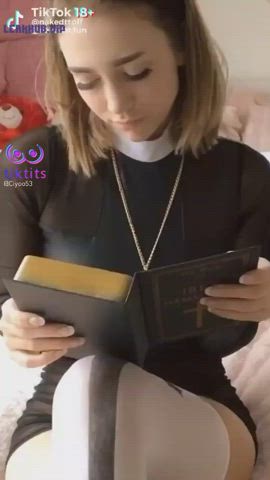 boobs nun pussy gif