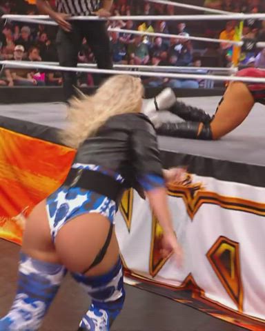 big ass pawg thick wrestling gif