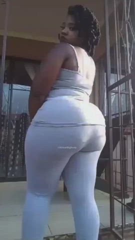 african big ass booty gif