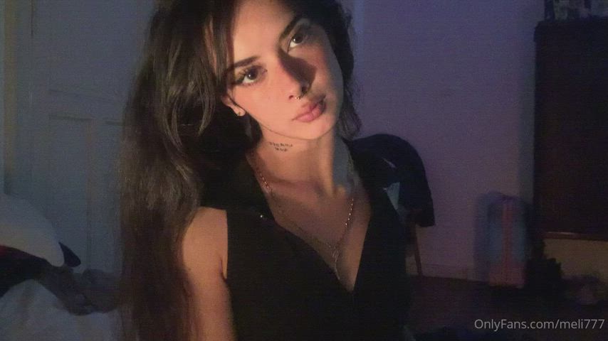 Brunette Cute Latina OnlyFans Petite Pretty Tease Teasing Teen Teens gif