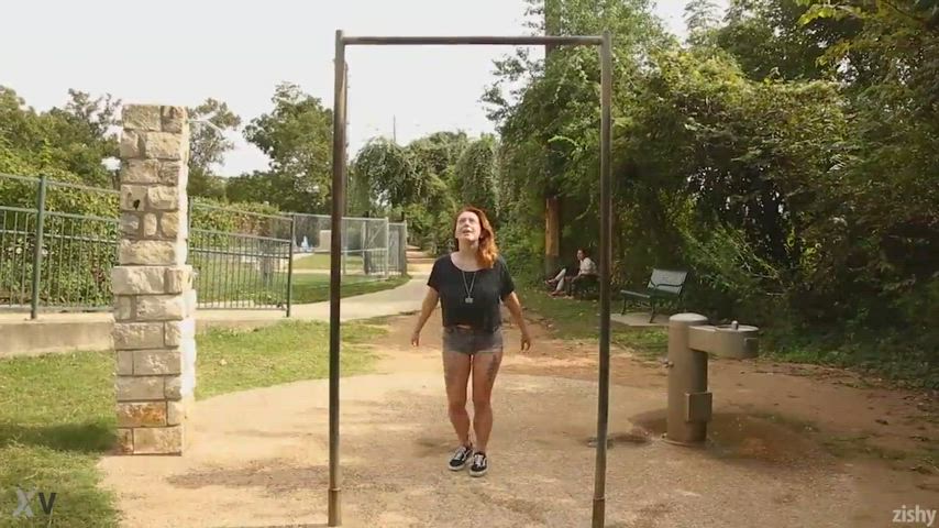 big tits outdoor white girl gif