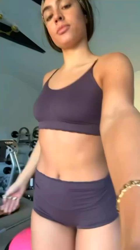 ass goddess tease workout gif