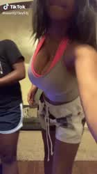 Big Tits Ebony Teen gif