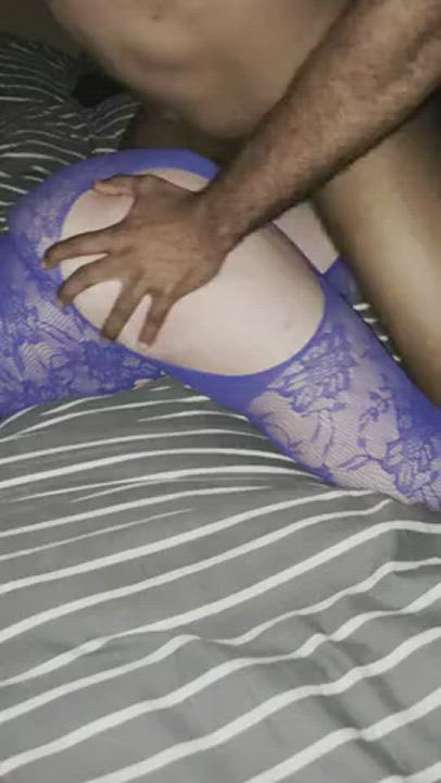 Big Ass Chastity Chastity Belt Cuckold Interracial gif