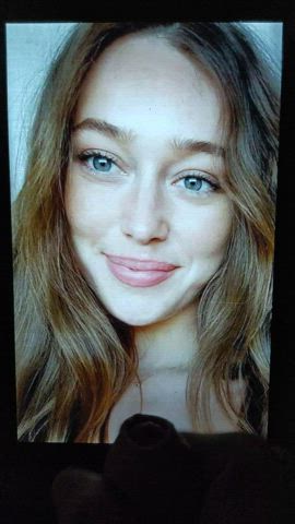 Alycia Debnam-Carey Celebrity Cum Tribute gif