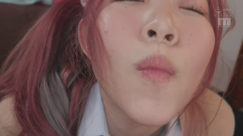 cum swallow gokkun jav pov tongue fetish gif